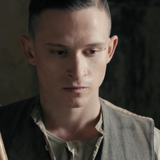 Porträt Joel Basmann als Rudolf Höß.