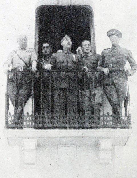 Der spanische Diktator Francisco Franco