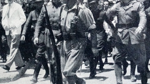 Der spanische Diktator Francisco Franco