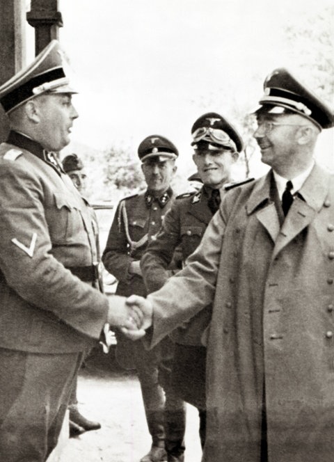 Heinrich Himmler und Rudolf Höss