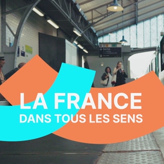 Schriftzug "La France dans tous les gens"