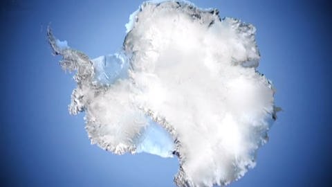 Antarktis von oben (Foto: SWR - Screenshot aus der Sendung)