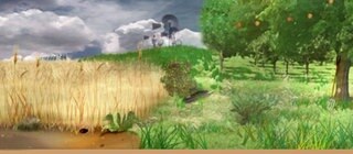 Startscreen des Lernspiels