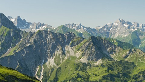 Blick in das Allgäu.