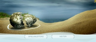 Startscreen des Lernspiels