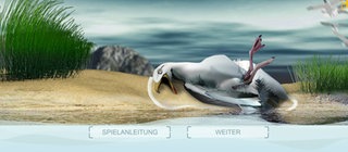 Startscreen des Lernspiels