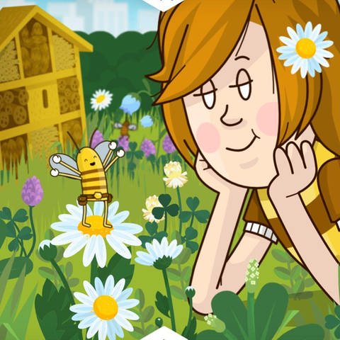 Screenshot aus dem Lernspiel Honigbiene (Foto: Screenshot aus dem Lernspiel)