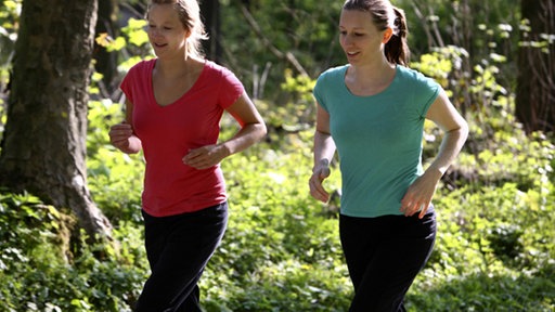 Zwei Joggerinnen