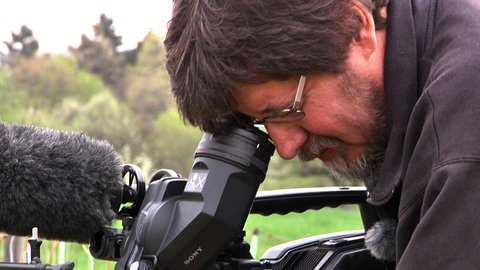 Nahaufnahme Kameramann.