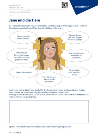 Screenshot des Arbeitsblattes