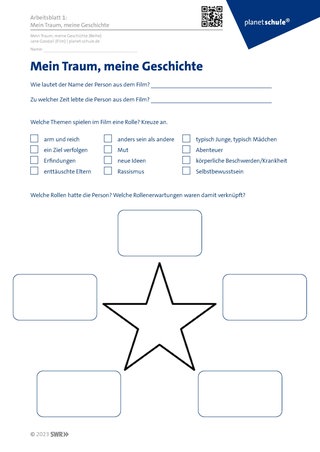 Screenshot des Arbeitsblattes