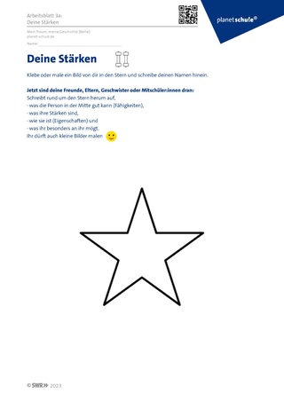 Screenshot des Arbeitsblattes