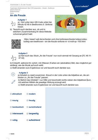 Screenshot Beethoven Arbeitsblatt 3
