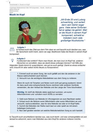 Screenshot Beethoven Arbeitsblatt 5