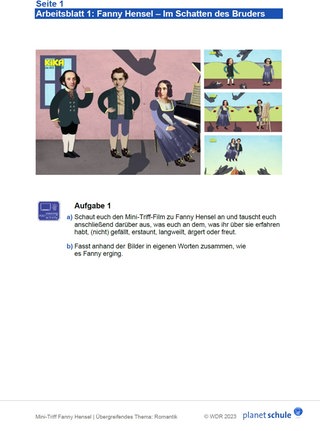 Screenshot Hensel Arbeitsblatt 1