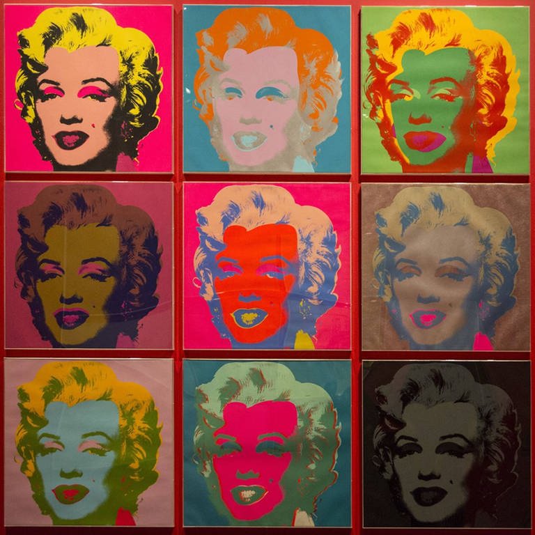 Andy Warhols Gemäde von Marilyn Monroe - Nie wieder keine Ahnung! Malerei beschäftigt sich mit Kunst, Epochen, Maltechniken und vielem mehr. (Foto: )