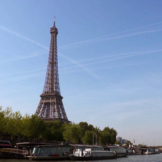 Blick auf den Eifelturm von der Seine. (Foto: SWR - Screenshot aus der Sendung)