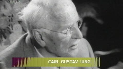 Screenshot aus dem Film mit einer Aufnahme von C.G. Jung;