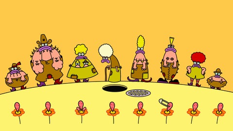 Die schrecklich nette Familie hat ihre Nasen verloren / Rechenstunde 3 „Die verlorenen Nasen“