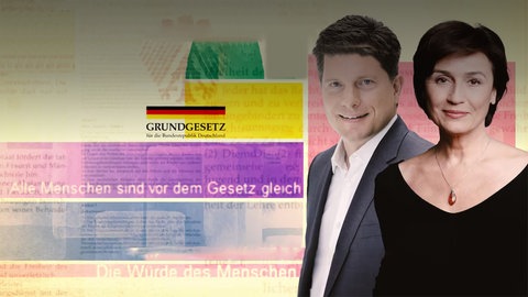 Frank Braitigam und Sandra Maischberger