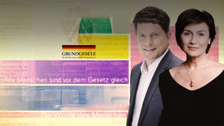 Frank Braitigam und Sandra Maischberger