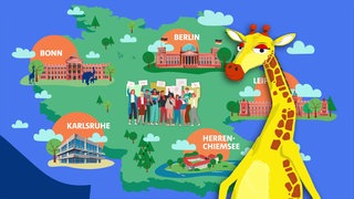 Das große Grundgesetz-Quiz - mit Giraffe!
