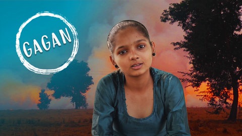 Gagan kämpft gegen die Luftverschmutzung