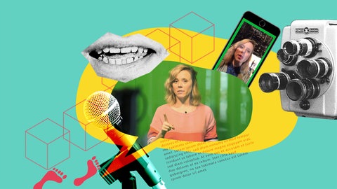 Teaserbild Moderieren vor der Kamera