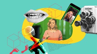 Teaserbild Moderieren vor der Kamera