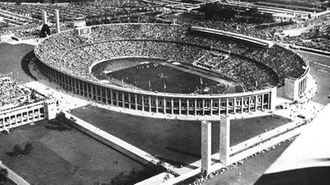 Das Olympiastadion in Berlin in 1936. (Foto: SWR, Martina Bürkelbach)