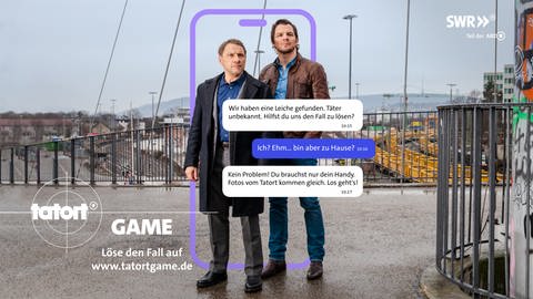 Das neue Tatort-Game mit den Kommissaren Lannert und Bootz (Foto: SWR)