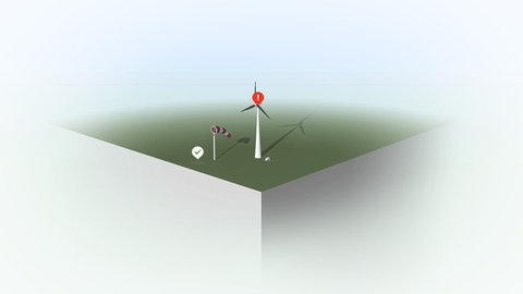Lernspiel zu erneuerbaren Energien - Windkraft: Wie viel Strom kann mit einem Windrad hergestellt werden?