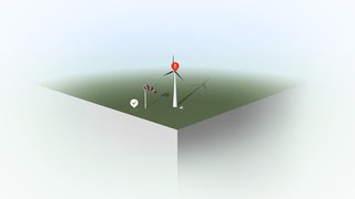 Lernspiel zu erneuerbaren Energien - Windkraft: Wie viel Strom kann mit einem Windrad hergestellt werden?