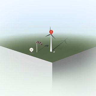 Lernspiel zu erneuerbaren Energien - Windkraft: Wie viel Strom kann mit einem Windrad hergestellt werden?