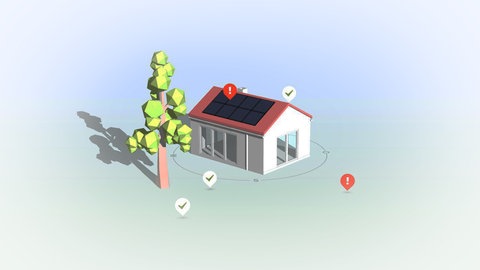 Lernspiel zu erneuerbaren Energien - Photovoltaik: Wie viel Strom kann mit Solarzellen hergestellt werden?