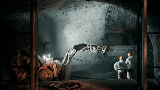 Arbeiten in einem Tunnel. (Foto: Bundesamt für Strahlenschutz)