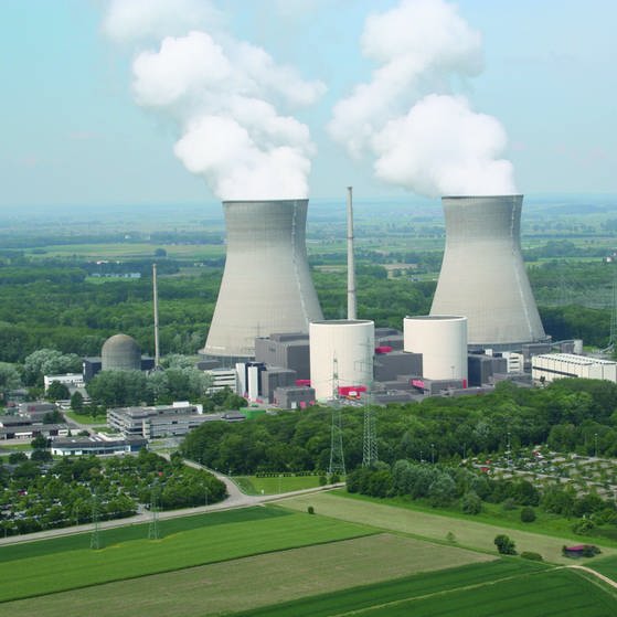 Kernkraftwerk Gundremmingen von außen. (Foto: RWE)
