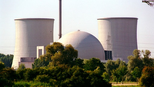 Kernkraftwerk Biblis von außen. (Foto: H.-G. Oed)