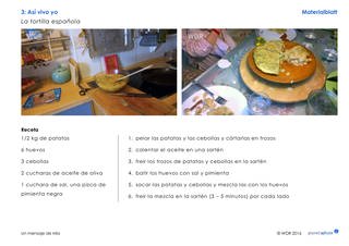 Materialblatt 3: Tortilla-Rezept (Foto: )