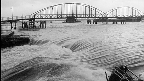 Überflutung in Hamburg.