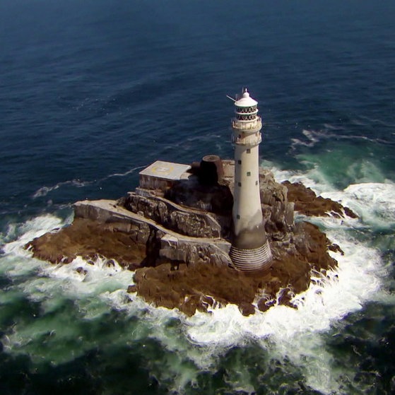 Luftbild Fastnet Rock.
