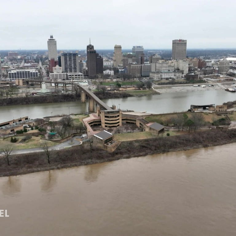 Blick über den Mississippi auf New Orleans (Foto: WDR)