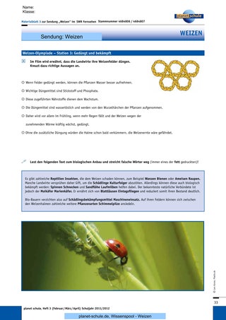 Materialblatt 3: Station 3: Düngen