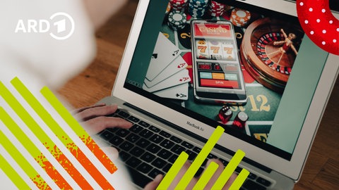 Symbolfoto Online Glueckspiel, virtuelle Spielautomaten, Gambling.