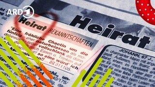 Ausschnitt einer Zeitungsannonce zur Partnersuche