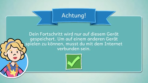 Screenshot aus dem Lernspiel