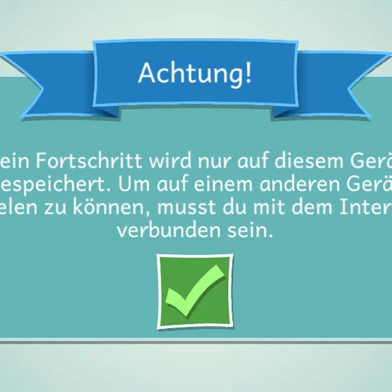 Screenshot aus dem Lernspiel