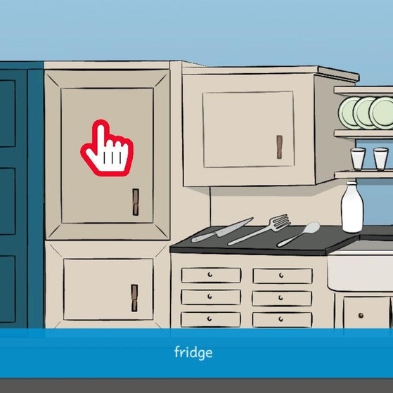 Screenshot aus dem Lernspiel.