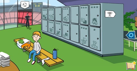 Screenshot aus dem Lernspiel.