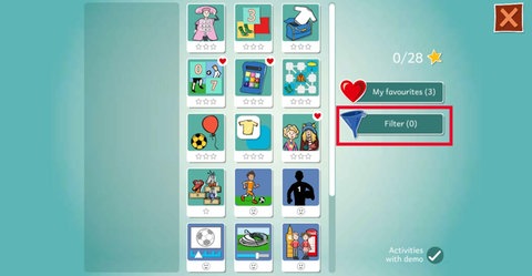 Screenshot aus dem Lernspiel